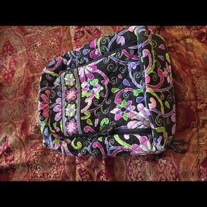 Vera Bradley laptop backpack--purple punch